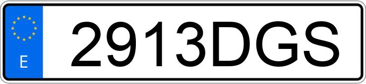 Registreringsnummer2913DGS har BMW SERIE 3