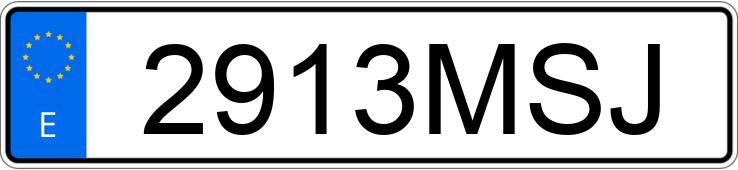 Numer rejestracyjny 2913MSJ posiada BMW X4