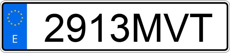 Numer rejestracyjny 2913MVT posiada BMW XM