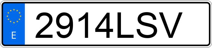 Numer rejestracyjny 2914LSV posiada MERCEDES SPRINTER