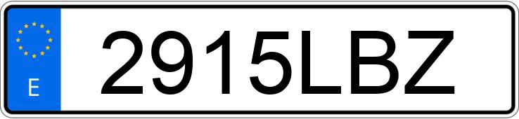 Numer rejestracyjny 2915LBZ posiada SKODA OCTAVIA