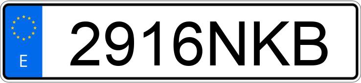 Numer rejestracyjny 2916NKB posiada MERCEDES CLA (118)