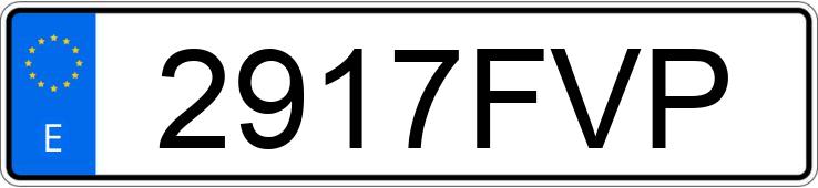 Numer rejestracyjny 2917FVP posiada SEAT CORDOBA Numer rejestracyjny 2917FVP posiada SEAT CORDOBA