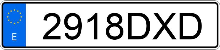 Numer rejestracyjny 2918DXD posiada BMW SERIE 1