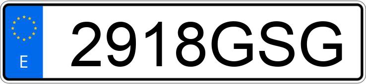 Numer rejestracyjny 2918GSG posiada BMW SERIE 1