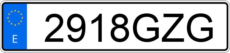 Numer rejestracyjny 2918GZG posiada BMW X5 Numer rejestracyjny 2918GZG posiada BMW X5