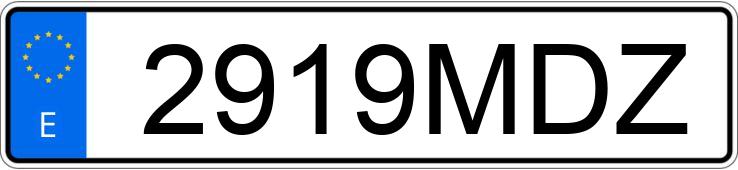 Numer rejestracyjny 2919MDZ posiada LAND ROVER FREELANDER