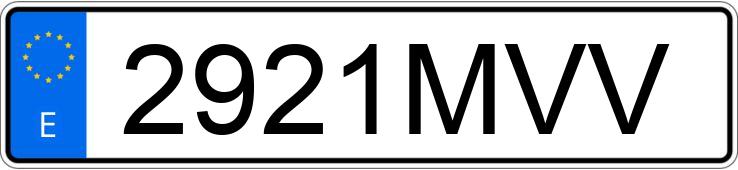 Numer rejestracyjny 2921MVV posiada NISSAN QASHQAI