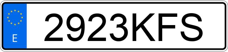 Numer rejestracyjny 2923KFS posiada ALFA ROMEO GIULIA Numer rejestracyjny 2923KFS posiada ALFA ROMEO GIULIA