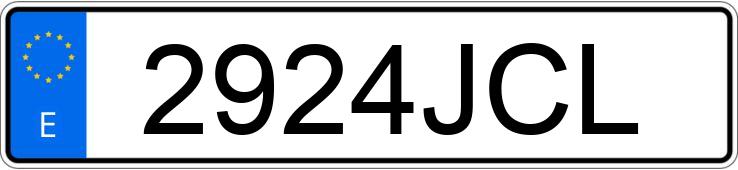 Numer rejestracyjny 2924JCL posiada SEAT LEON
