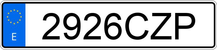 Numer rejestracyjny 2926CZP posiada BMW SERIE 3 Numer rejestracyjny 2926CZP posiada BMW SERIE 3