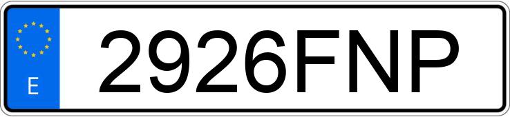 Numer rejestracyjny 2926FNP posiada RENAULT SCENIC Numer rejestracyjny 2926FNP posiada RENAULT SCENIC
