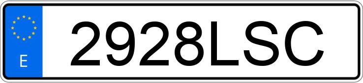 Numer rejestracyjny 2928LSC posiada SKODA KODIAQ