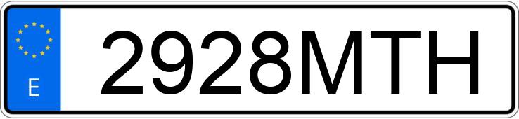Numer rejestracyjny 2928MTH posiada RENAULT CAPTUR
