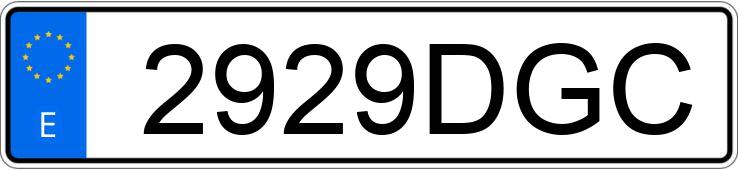 Numer rejestracyjny 2929DGC posiada FORD FOCUS C-MAX