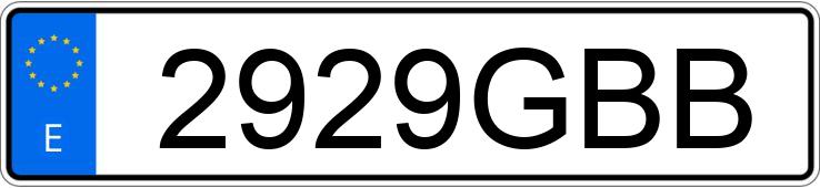 Numer rejestracyjny 2929GBB posiada CITROEN C4