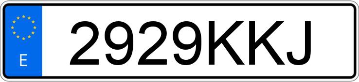 Numer rejestracyjny 2929KKJ posiada RENAULT CLIO