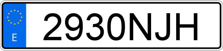 Numer rejestracyjny 2930NJH posiada SEAT ATECA