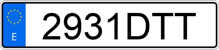 Numer rejestracyjny 2931DTT posiada CHEVROLET-GM KALOS