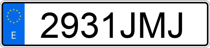 Numer rejestracyjny 2931JMJ posiada LAND ROVER RANGE ROVER EVOQUE