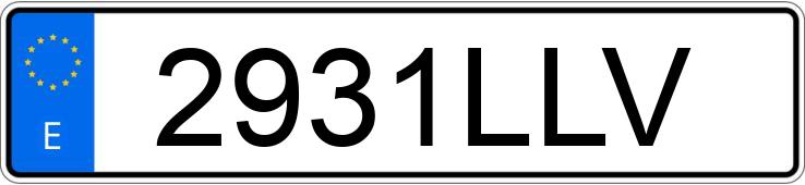 Numer rejestracyjny 2931LLV posiada SUBARU XV Numer rejestracyjny 2931LLV posiada SUBARU XV