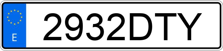Numer rejestracyjny 2932DTY posiada MERCEDES CLK (208-209)