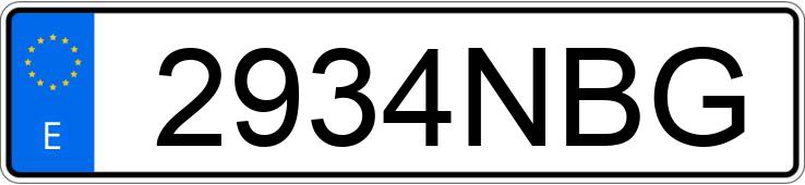 Numer rejestracyjny 2934NBG posiada OPEL CORSA Numer rejestracyjny 2934NBG posiada OPEL CORSA