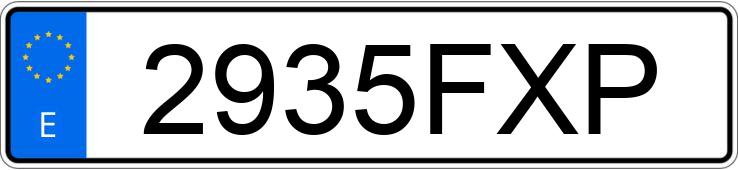 Numer rejestracyjny 2935FXP posiada VOLKSWAGEN GOLF Numer rejestracyjny 2935FXP posiada VOLKSWAGEN GOLF