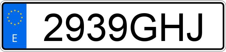 Numer rejestracyjny 2939GHJ posiada ALFA ROMEO 159