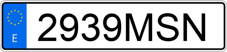 Numer rejestracyjny 2939MSN posiada CITROEN C3 AIRCROSS