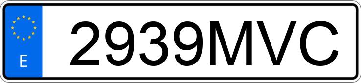 Numer rejestracyjny 2939MVC posiada TOYOTA PROACE CITY