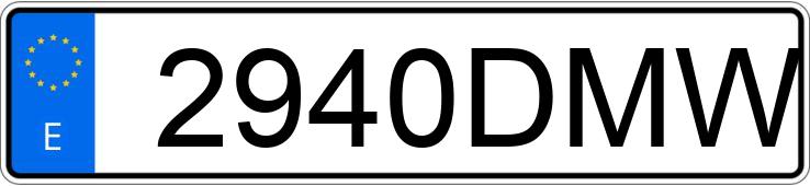 Numer rejestracyjny 2940DMW posiada OPEL MERIVA Numer rejestracyjny 2940DMW posiada OPEL MERIVA