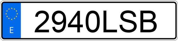 Numer rejestracyjny 2940LSB posiada KIA RIO