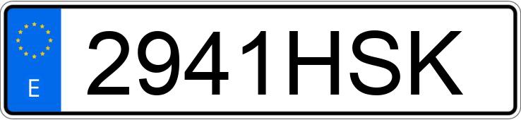 Numer rejestracyjny 2941HSK posiada CITROEN JUMPY Numer rejestracyjny 2941HSK posiada CITROEN JUMPY