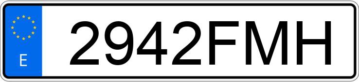 Numer rejestracyjny 2942FMH posiada HONDA CIVIC