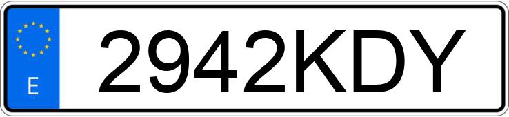 Numer rejestracyjny 2942KDY posiada KIA RIO Numer rejestracyjny 2942KDY posiada KIA RIO