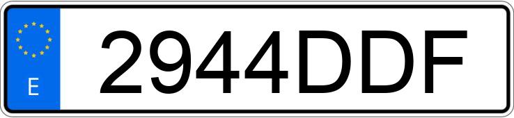 Numer rejestracyjny 2944DDF posiada FORD FOCUS Numer rejestracyjny 2944DDF posiada FORD FOCUS