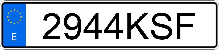 Numer rejestracyjny 2944KSF posiada SEAT LEON Numer rejestracyjny 2944KSF posiada SEAT LEON