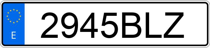 Numer rejestracyjny 2945BLZ posiada CITROEN C5