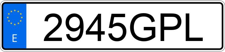 Numer rejestracyjny 2945GPL posiada BMW SERIE 5