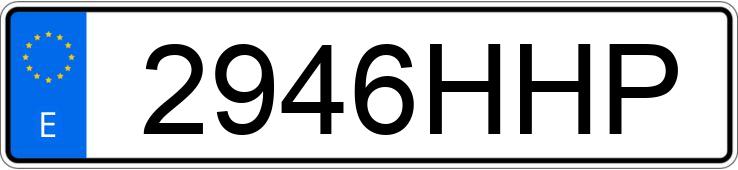 Numer rejestracyjny 2946HHP posiada RENAULT KANGOO