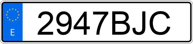 Numer rejestracyjny 2947BJC posiada SEAT LEON