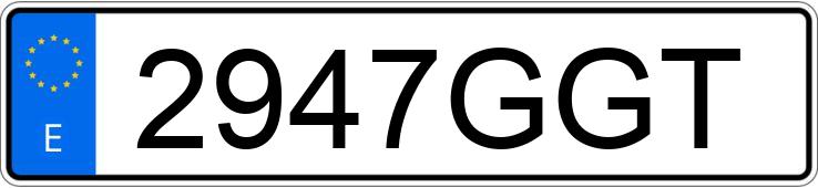 Numer rejestracyjny 2947GGT posiada ALFA ROMEO 159 Numer rejestracyjny 2947GGT posiada ALFA ROMEO 159