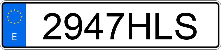 Numer rejestracyjny 2947HLS posiada CITROEN C4