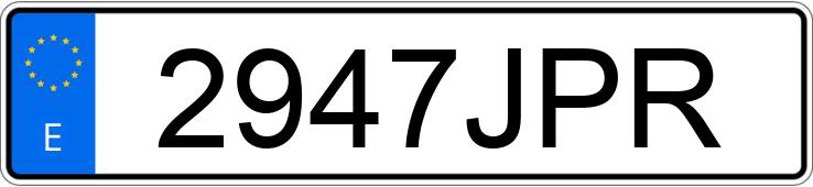 Numer rejestracyjny 2947JPR posiada HONDA FORZA