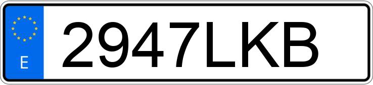 Numer rejestracyjny 2947LKB posiada CITROEN BERLINGO