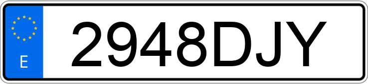 Numer rejestracyjny 2948DJY posiada NISSAN MICRA