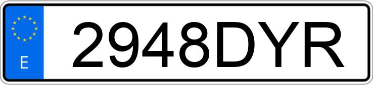 Numer rejestracyjny 2948DYR posiada CITROEN C5