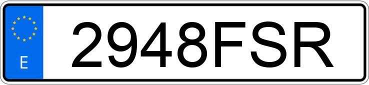 Numer rejestracyjny 2948FSR posiada OPEL ASTRA