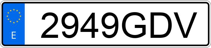 Numer rejestracyjny 2949GDV posiada PEUGEOT 308 Numer rejestracyjny 2949GDV posiada PEUGEOT 308